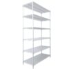 20" 6 Tier 6000Lbs Capacity Nsf Metal Shelf Wire Shelving Unit, Heavy Duty Adjustable Storage Rack With Wheels & Shelf Liners For Commercial Grade Utility Steel Storage Rack - White - Image 5