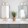 Wall Mirror Rectangular Mirror Metal Framed Mirror Vanity Mirror Dressing Mirror, For Bathroom, Living Room, Bedroom - Black - Image 3