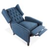 Manual Wing Chair Recliner - Blue - Image 9