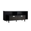 Entertainment Stand, TV Console Table With 2 Drawers And Open Shelving - Red Cocoa - Image 3
