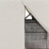 Outdoor Daybed Patio Lounge Bed With Adjustable Backrest Double Sun Lounger With Curtains, 4 Pillows For Garden Patio Poolside Balcony Beach - Beige - Image 26