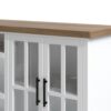 Hampton - TV Stand Console For TVs Up To 100" - Jasmine Whitewash / Barnwood - Image 5