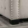 Reversible Sectional Storage Sleeper Sofa Bed, L-Shape 2 Seat Sectional Chaise With Storage, Skin-Feeling Velvet Fabric - Beige - Image 12