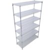 6 Tier 6000Lbs Capacity Nsf Metal Shelf Wire Shelving Unit, Heavy Duty Adjustable Storage Rack With Wheels & Shelf Liners For Commercial Grade Utility Steel Storage Rack - Chrome - Image 7