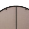 Wall Mirror Circular Mirror Metal Framed Mirror Round Vanity Mirror Dressing Mirror, For Bathroom, Living Room, Bedroom Wall Decor - Black - Image 5