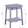 Kaife - Accent Table With Display And Utility Function - Gray - Image 3