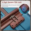 Hardshell Luggage With Tsa Lock, 28" Expandable Lightweight Suitcase With Spinner Wheels, Single Vintage Luggage - Blue - Image 3