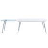 Patina - Coffee Table - White / Chrome - Image 3