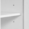Contemporary Bathroom Vanity Cabinet, 4 Drawers & 1 Cabinet Door, Multipurpose Storage, Resin Integrated Sink, Adjustable Shelves, Solid Wood Frame With MDF - White - Image 23