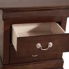 Louis Phillipe - Traditional Style Nightstand - Cappuccino - Image 4