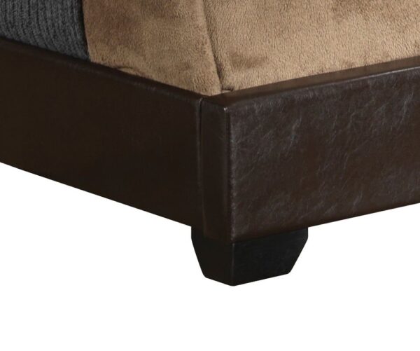Aaron - King Bed - Brown