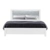 Omoda - 5 Pieces Eastern King Bedroom Set With LED - White - Image 2