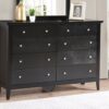 Elegant Casual Dresser - Black - Image 7
