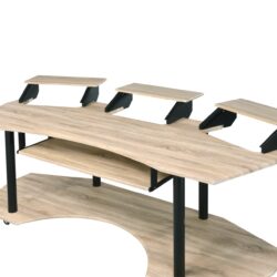 Eleazar - Music Recording Studio Desk - Oak