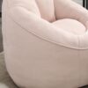 Bedding Bean Bag Sofa Chair High Pressure Foam Bean Bag Chair Adult Material With Padded Foam Padding Compressed Bean Bag With Footrest - Pink - Image 7