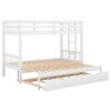 Twin Over Pull-Out Bunk Bed With Trundle - White - Image 7