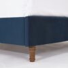 Peyton - Queen Bed Upholstered With High Headboard, Traditional Hand Buttoned Tufting - Blue - Image 6