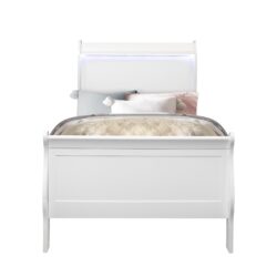 Charlston - Twin Bed - White