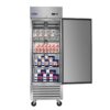Commercial Freezer 23 Cu.Ft With 1 Solid Door Reach-In Freezers Stainless Steel Etl Approved Upright Freeze Storage - Silver - Image 2