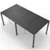 10 x 19 Ft Louver Pergola Frame & Louvers - Black - Image 8