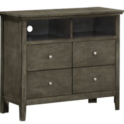 Charming TV Media Chest - Gray