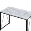 Zaidin - Writing Desk - Antique White / Black - Image 2