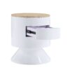 Otith - Accent Table With Display And Utility Function - White - Image 6