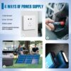Car Freezer Portable Refrigerator Freezer With App Control And 6'' Off-Road Wheels, 12V, 45W Cooler Freezer, Low Noice - Antique White / Gray - Image 4