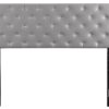 Casual Upholstered Headboard - Light Gray - Image 2