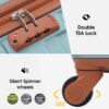 Hardshell Luggage Sets 3 Pieces Spinner Suitcase With Tsa Lock Lightweight 20≈24" 28" - Green - Image 5