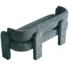 75.59" Wide Boucle Upholstery Modern Sofa For Living Room - Green - Image 3