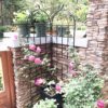 2 Pack Metal Garden Trellis Rustproof Trellis For Climbing Plants Outdoor Flower Support - Black - Image 3