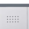 Metal Storage Cabinets, Cleaning Tool Cabinet With Locking Door, Tall Broom Tool Organizer, Large Storage Cabinet For Kitchen - Gray / White - Image 10
