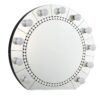 Farai - Glam Mirrored Faux Crystal Diamonds Wall Decor Mirror - Silver - Image 3