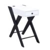Fierce - Accent Table With Built - In USB Port - White / Black - Image 6