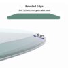 24" Round Tempered Glass Table Top Clear Glass 1 / 2" Thick Beveled Polished Edge - Transparent - Image 8