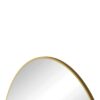 Wall Mirror Circular Mirror Metal Framed Mirror Round Vanity Mirror Dressing Mirror, For Bathroom, Living Room, Bedroom - Gold - Image 3