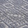 Guros - 2' X 8' Traditional Indoor / Outdoor Area Rug - White / Gray - Image 2