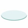 36" Round Tempered Glass Table Top Clear Glass 1 / 2" Thick Beveled Polished Edge - Transparent - Image 10
