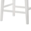 Sasha - Counter Height Stool With Upholstered Seat - White - Image 3