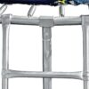 10' Trampoline With Basketball Hoop, Astm Approved Reinforced Type Outdoor Trampoline With Enclosure Net - Blue - Image 4