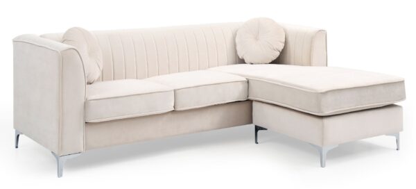 Delray - Sofa Chaise - Ivory
