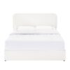 Liv - Patented 2 Drawers Queen Upholstered Storage Platform Bed - Ivory Boucle - Image 11