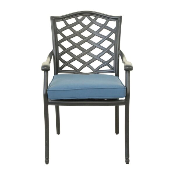 Dining Arm Chair (Set of 2) - Sapphire Blue