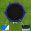 10' Trampoline With Basketball Hoop, Astm Approved Reinforced Type Outdoor Trampoline With Enclosure Net - Blue - Image 14