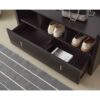 Shoe Entry Bench With Drawer, Shoe Storage Organizer - Red Cocoa - Image 2