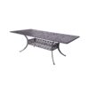Rectangular 6 Person 84.2" Long Dining Set With Sunbrella Cushions - Gray / Ivory - Image 4