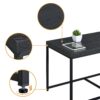 Murph - Wood Grain 3 Piece Coffee Table (Set of 3) - Black - Image 3