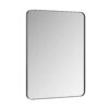 Wall Mirror Rectangular Mirror Metal Framed Mirror Vanity Mirror Dressing Mirror, For Bathroom, Living Room, Bedroom - Black - Image 6