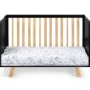 Livia - 3 In 1 Convertible Island Crib - Black, Natural - Image 3